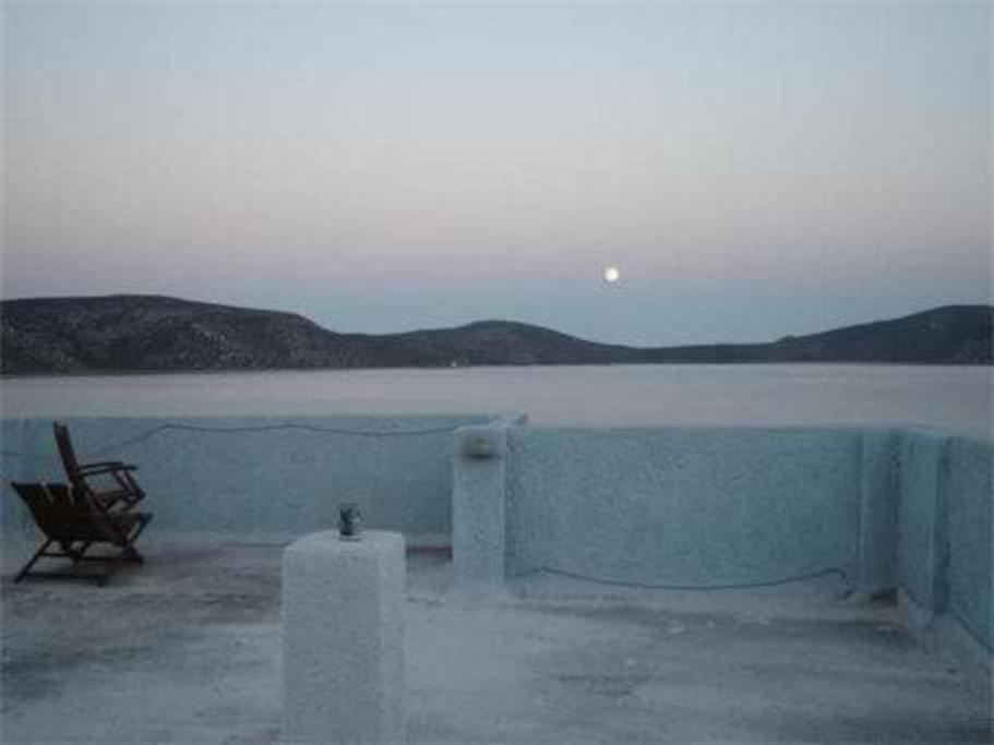 Villa With Breathtaking Views And Private Beach Agios Dimitrios  Bagian luar foto